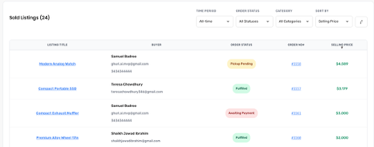 Marketplace Tutorials - Seller Dashboard