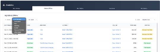 Marketplace Tutorials – Buyer Dashboard