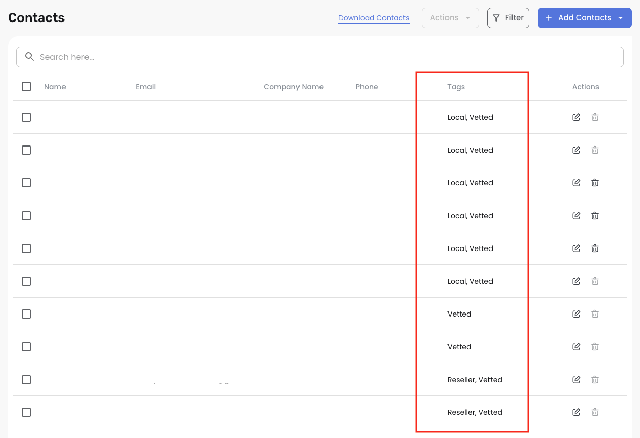 Contact Tags: How to Use Them