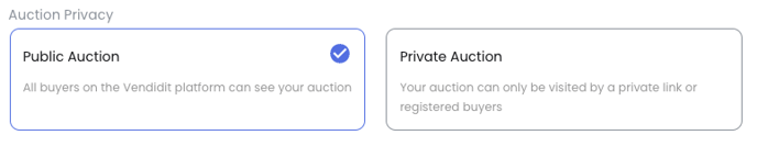 auction privacy