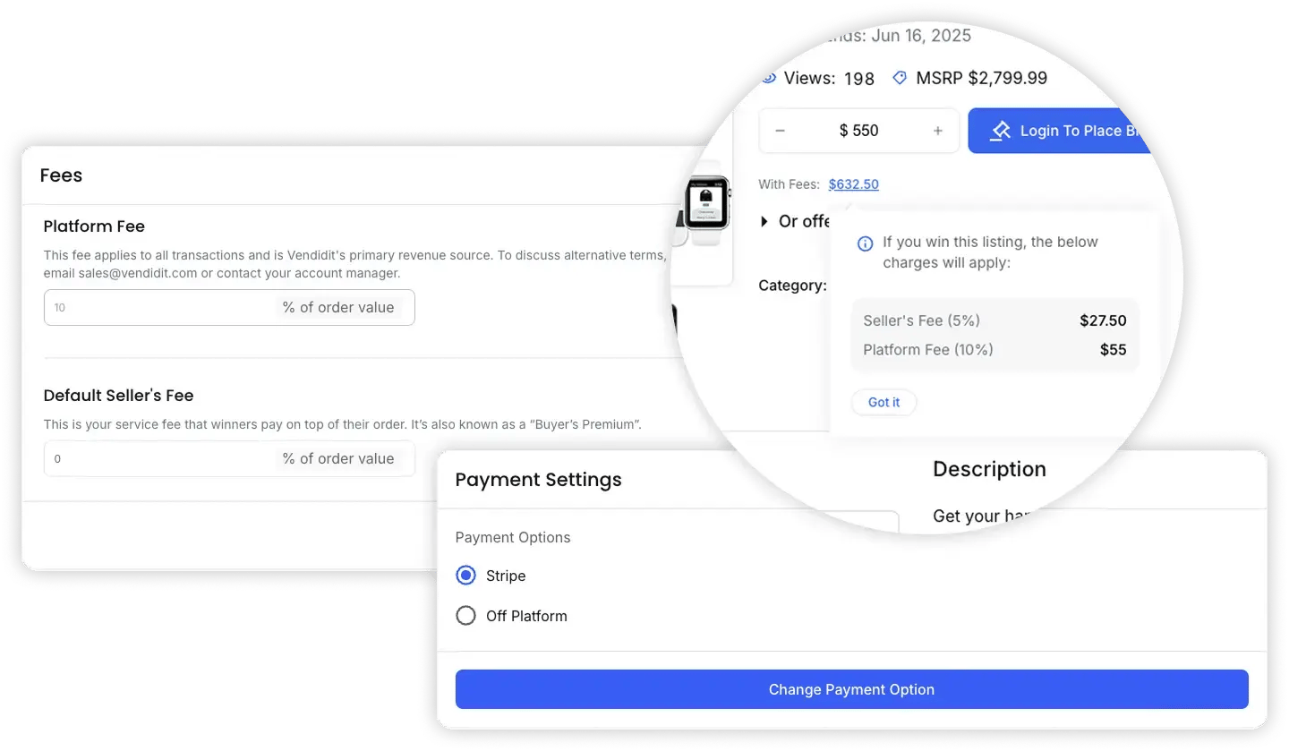fees and payments